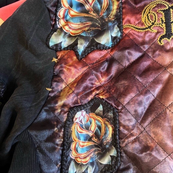 REMETEE of LA hooded  jacket. Seriously beautiful!! Satin embroidered Small - Picture 14 of 16